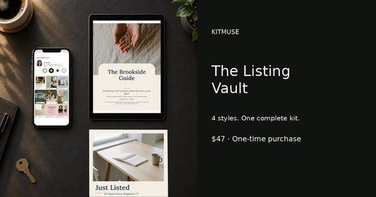 Real Estate Agent Social Media Kit — Canva templates for real estate agents